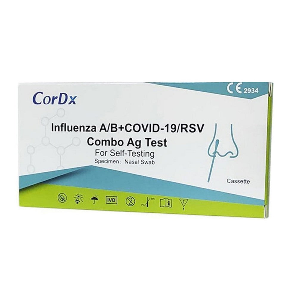 CorDx SARS-Covid-19 & Influenza (Grypa) A/B & RSV Test Kit