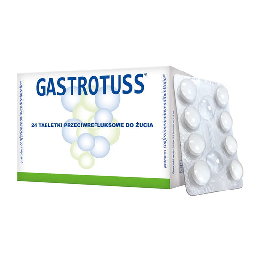 Gastrotuss Przeciwrefluksowy 24 tabletki