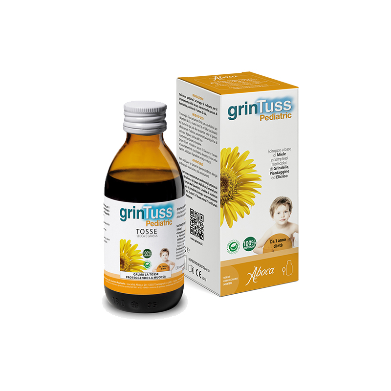 MULTIPACK - Aboca GrinTuss Pediatric Cough Syrup 210g X 2