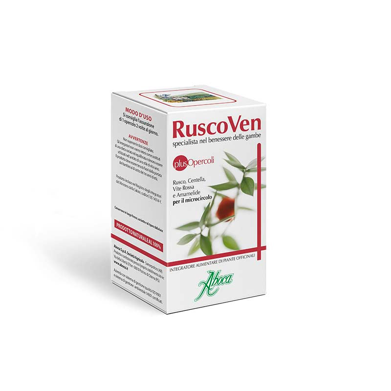 Aboca RuscoVen Plus Capsules - 50 Capsules