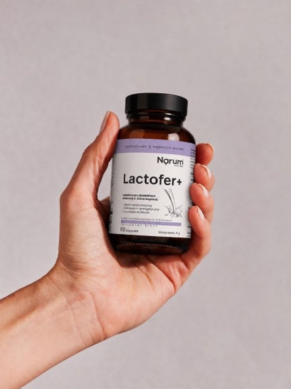Narum Lactofer+ 60 kapsułek – Narum Lactofer+ Lactoferrin with Vitamin C 60 Capsules