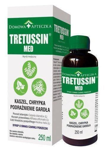 Tretussin Med Kaszel, Chrypka, Podraznienie Gardla - 250 mililitrų