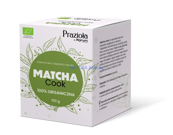 Prazioła by Narum Matcha Cook 100% Organiczna 100g – Prazioła by Narum Matcha Cook 100% Organic 100g