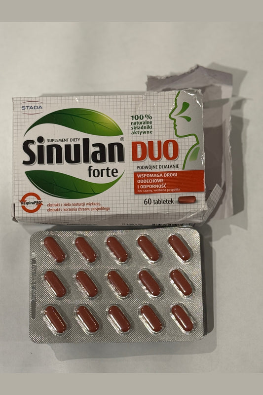 OPEN PACKAGING - Sinulan Forte Duo 60 Tablets