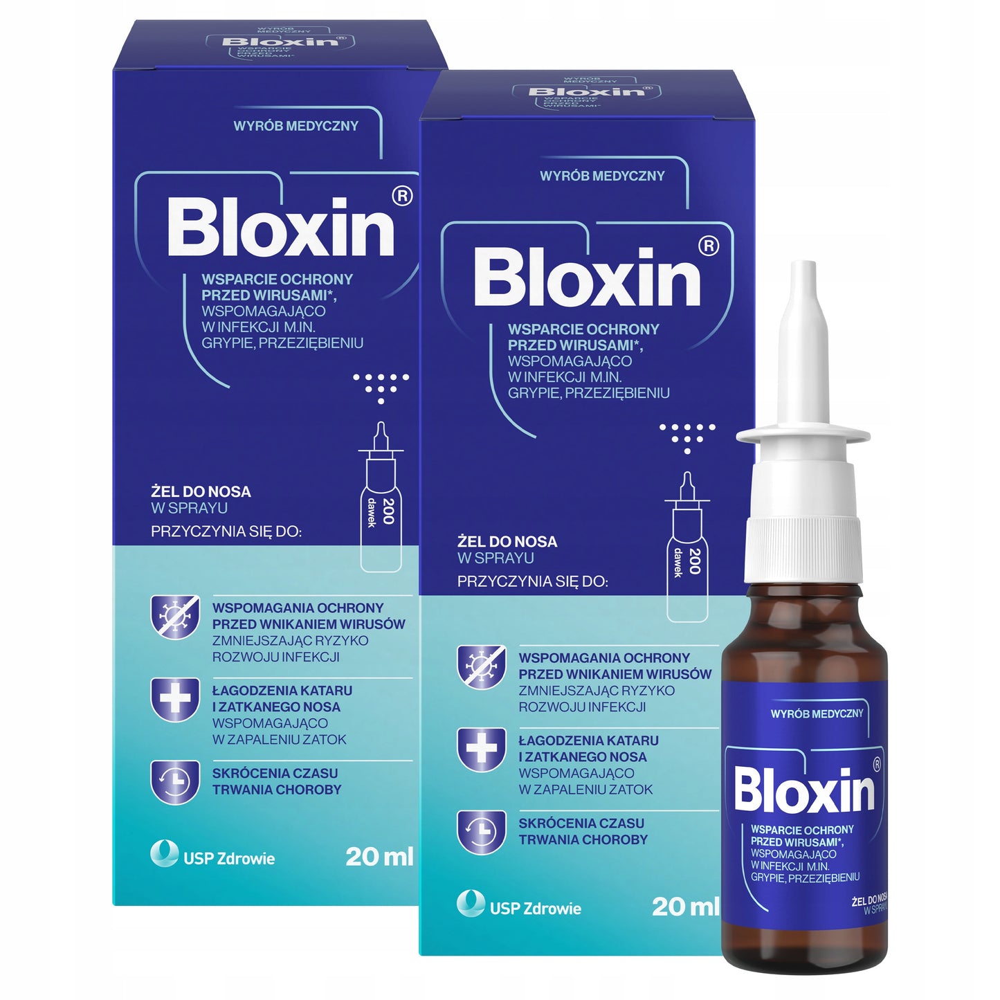 Bloxin Żel do Nosa - Nasal Decongestant 20ml