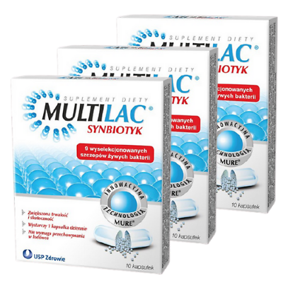 MULTILAC - 10 capsules, Synbiotics