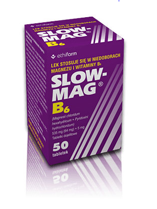 Slow-Mag B6 – 50 tablečių 