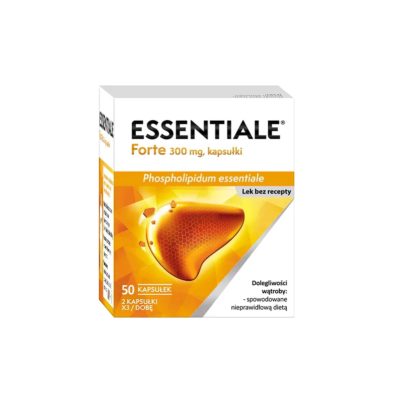 OPEN PACKAGING Essentiale Forte 300mg, 50 Caps - Polish