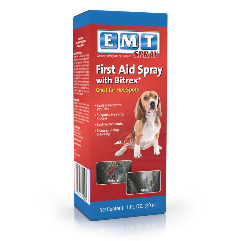 EMT First Aid Spray with Bitrex for Pets - 30ml