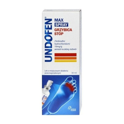 UNDOFEN MAX Spray Powstrzymuje Grzyb - 30ml