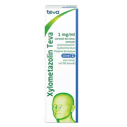 Xylometazolin Teva 0,1% aerozol do nosa - 10 ml