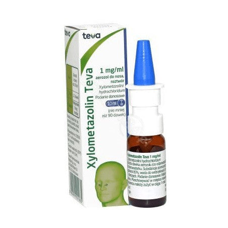 Xylometazolin Teva 0,1% aerozol do nosa - 10 ml