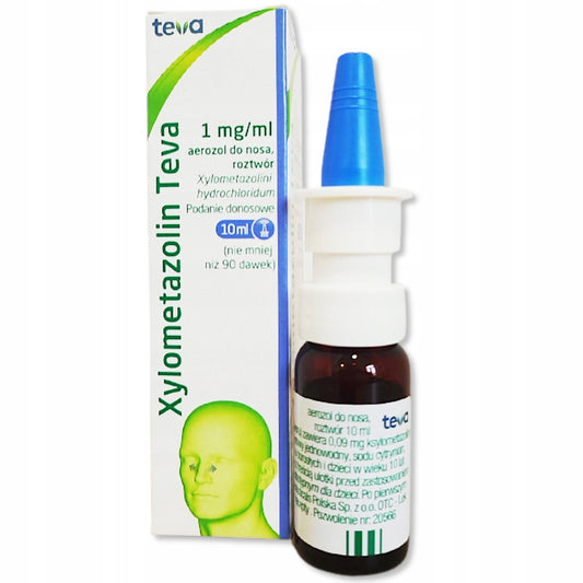 Xylometazolin Teva 0,1% aerozol do nosa - 10 ml