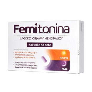 Femitonina Lagodzi Objawy Menopauzy (menopauzės simptomų palengvinimas) - 2 x 30 tablečių 