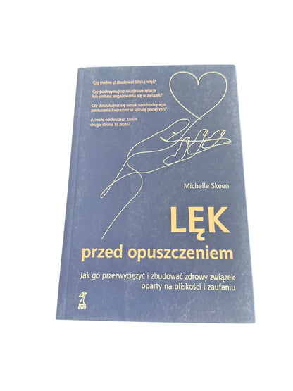 Polish 🇵🇱 Book - Michelle Skeen - Lęk (lek) przed opuszczaniem