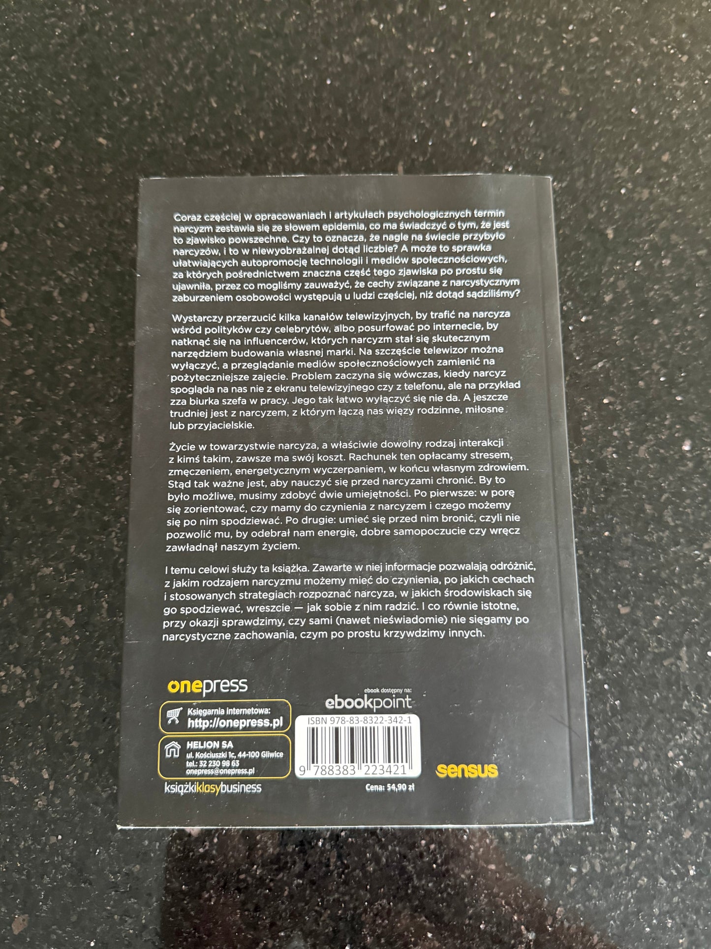 Polish 🇵🇱 Book - Jaroslaw Gibas - Narcyz (Jak Sie Nie Dac Skrzywdzic I Jak Nie Krzywdzic Innych)