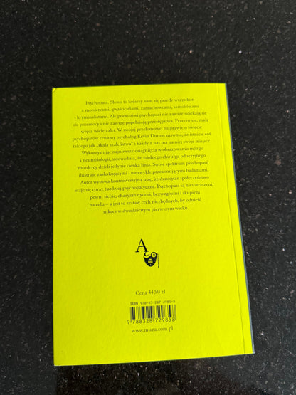 Polish 🇵🇱 Book - Kevin Dutton - Madrosc Psychopatow (Mądrość Psychopatów)