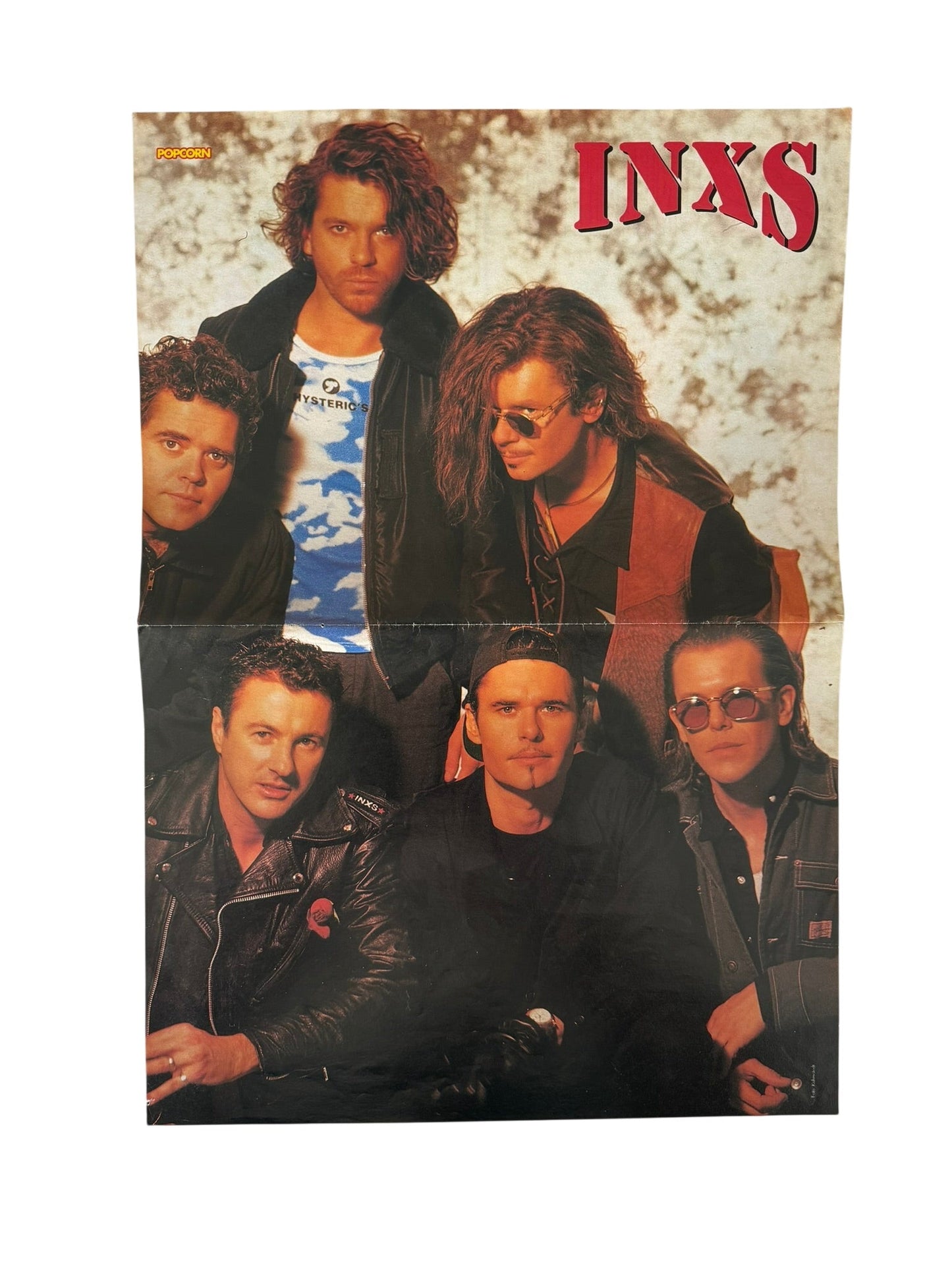 INXS Medium Sized Old School Poster - RARE