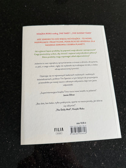 🇵🇱Polish Book - Tim Spector - Jeść (Jeść) Zdrowo - Rewolucyjna nauka o zdrowym odżywianiu