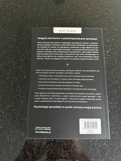 🇵🇱Polish Book - Brian Tracy - Psychologia Sprzedazy (Sprzedaży)