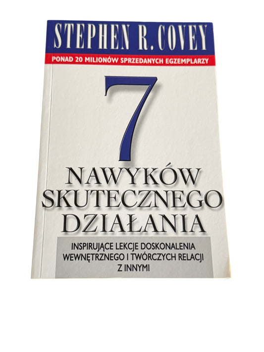 Polish 🇵🇱 Book - Stephen R. Covey - 7 Nawyków Skutecznego Działania (7 nawykow skutecznego dzialania)
