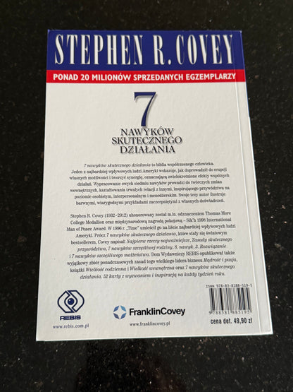 Polish 🇵🇱 Book - Stephen R. Covey - 7 Nawyków Skutecznego Działania (7 nawykow skutecznego dzialania)