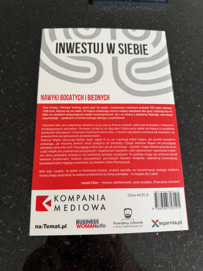 🇵🇱Polish Book - Tom Corley M.Yardney - Nawyki Bogatych i Biednych