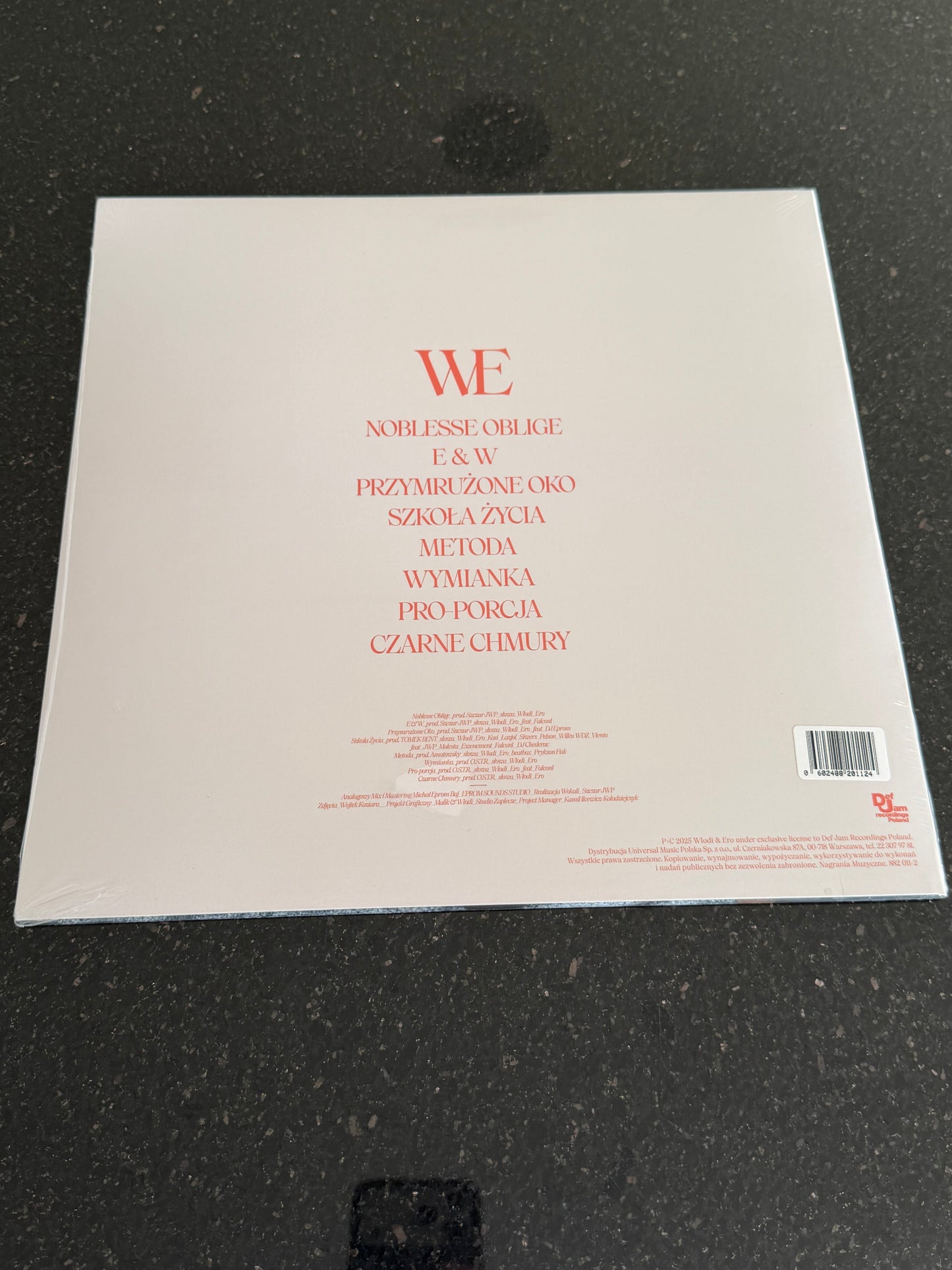 🇵🇱 Polish Hip Hop Vinyl - Ero (JWP) & Włodi (Wlodi) Molesta - Reszty Nie Trzeba LP Vinyl  - NEW & SEALED 🇵🇱 Polish Hip Hop Polski Hip Hop Vinyl