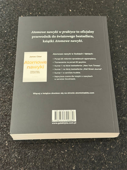 Polish 🇵🇱 Book - James Clear - Atomowe Nawyki w praktyce - NEXT DAY Delivery