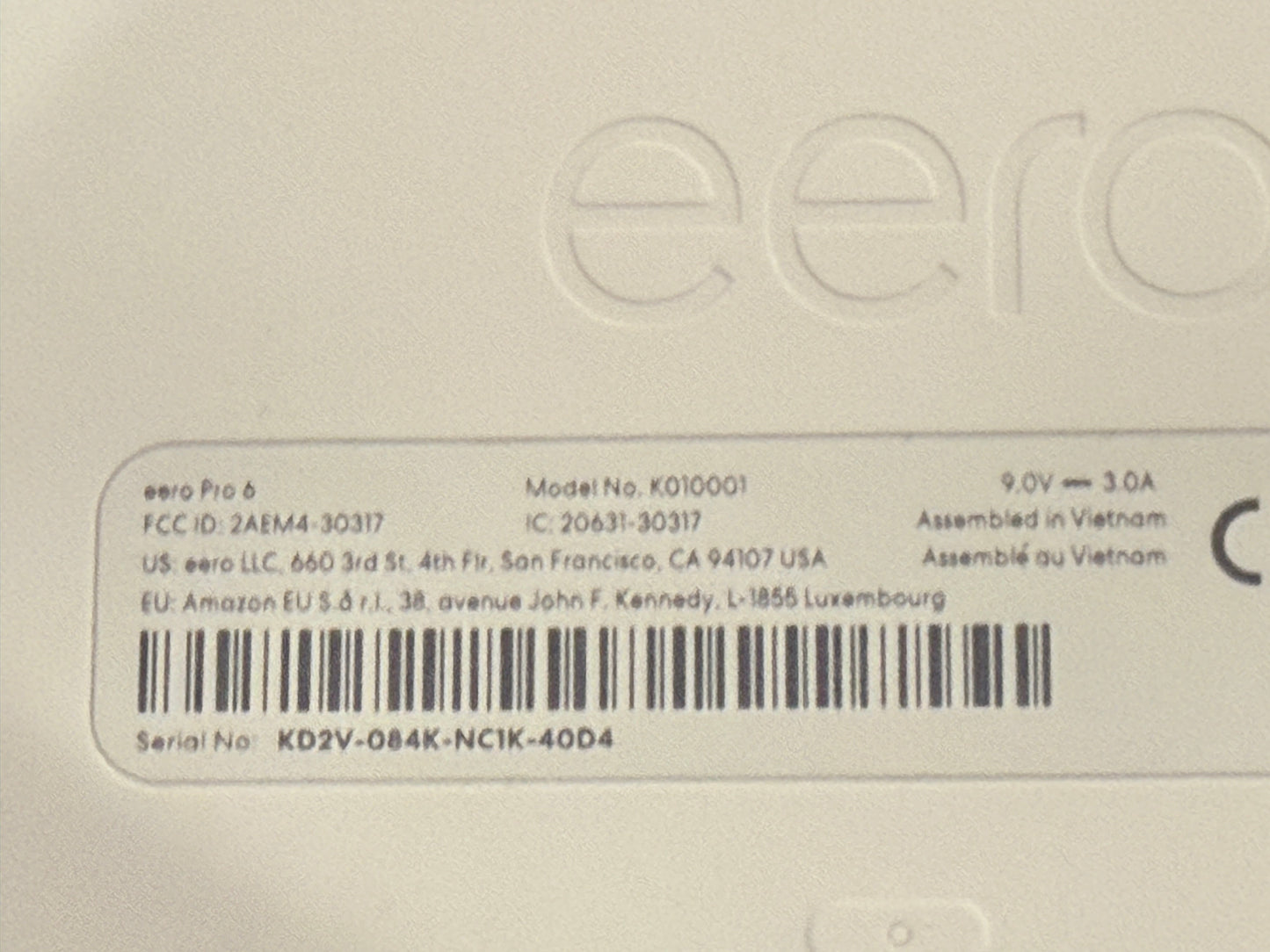 Amazon eero Pro 6E mesh Wi-Fi router | 2.5 Gbps Ethernet | Coverage up to 560 m2 | Connect 100+ devices | Ideal for streaming, working, and gaming | 3-Pack