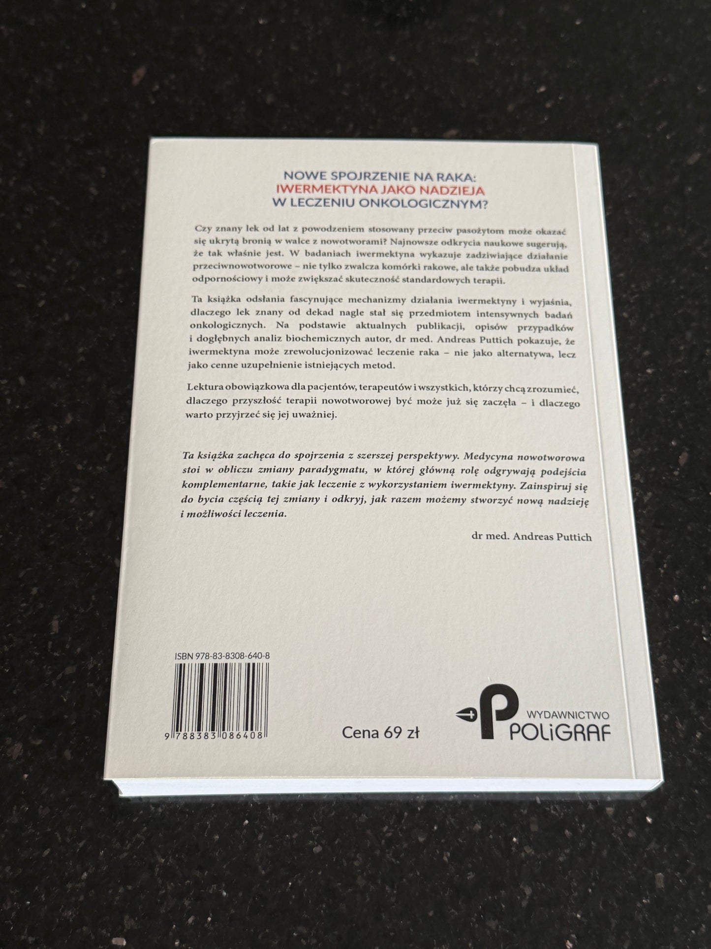 🇵🇱Polish Book - Dr.Med.Andreas Puttich - Iwermektyna Przeciwko Rakowi