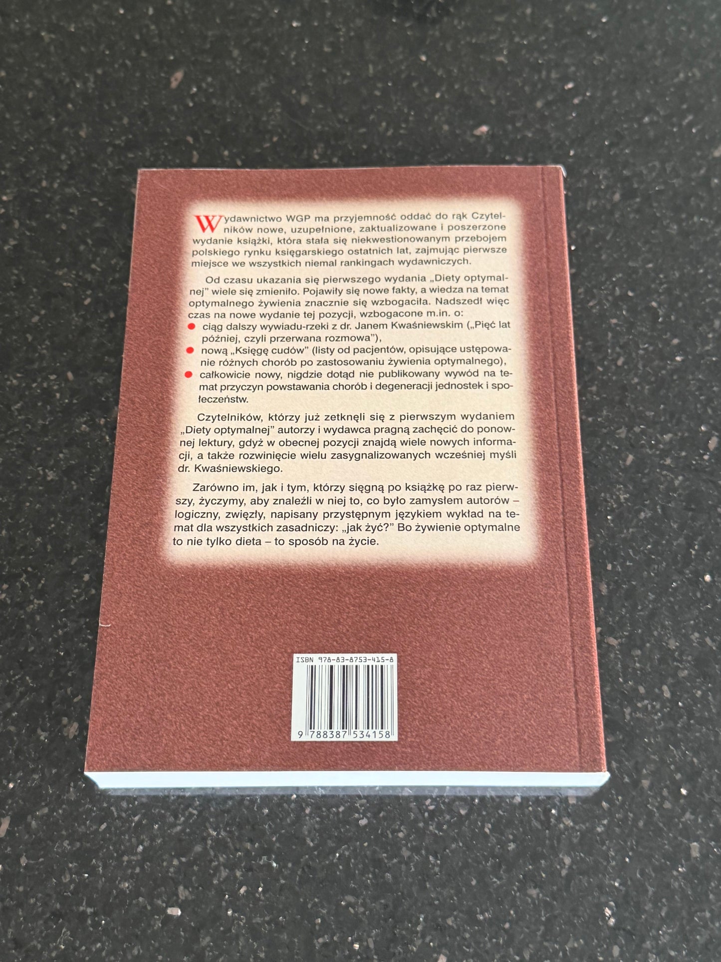 🇵🇱Polish Book - Jan Kwasniewski - Dieta Optymalna