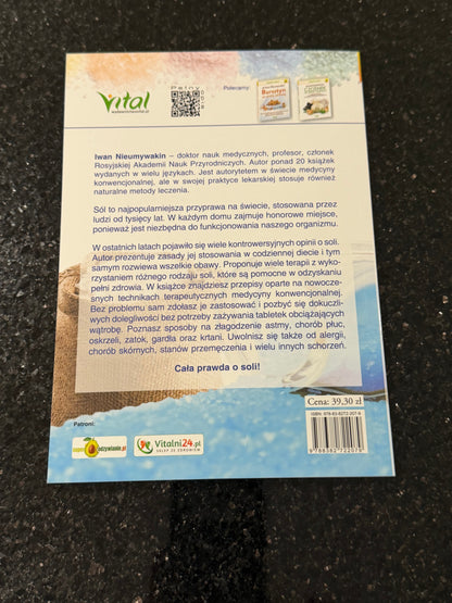 🇵🇱Polish Book - Dr. Iwan Nieumywakin - Sól - Lecznicze Wlasciwosci (Właściwości)