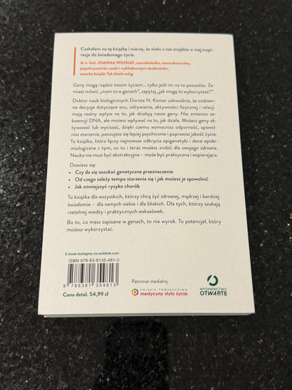 🇵🇱Polish Book - Dr.Dorota N.Komar - Oszukac Genetyczne Przeznaczenie