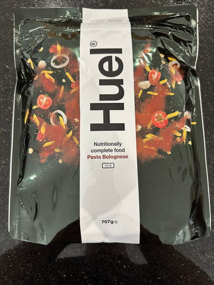 HUEL Hot & Tasty Pouches - Pasta Bolognese BNIB