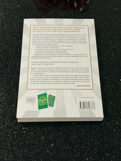 Polish 🇵🇱 Book - Mel Robbins - Reguła (Regula) 5 Sekund