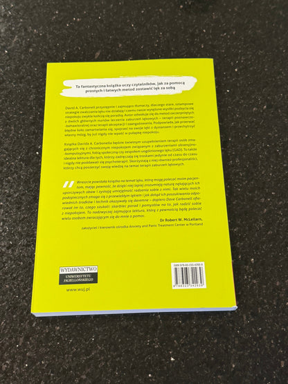🇵🇱Polish Book - David A.Carbonnell - W pulapce niepokoju (Nerwica)