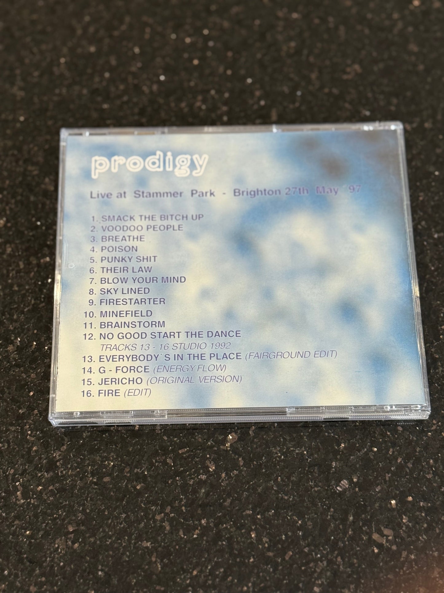 The Prodigy - Live Brighton 1997 - Rare CD
