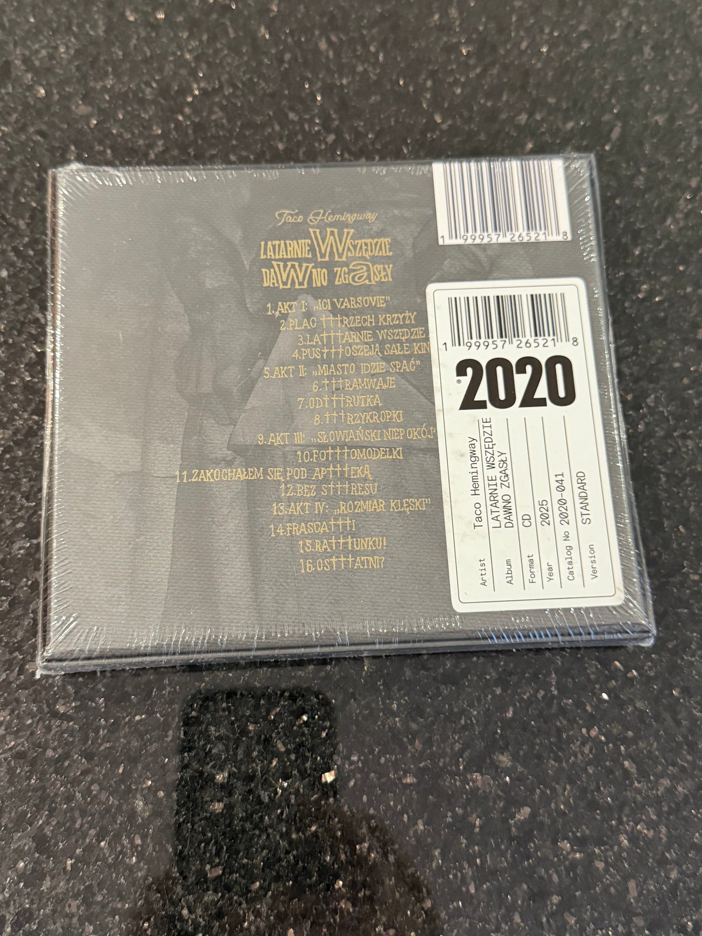 🇵🇱Polish Hip Hop CD - Taco Hemingway - Latarnie wszedzie dawno zgasly 2025 Polski Hip Hop Rap