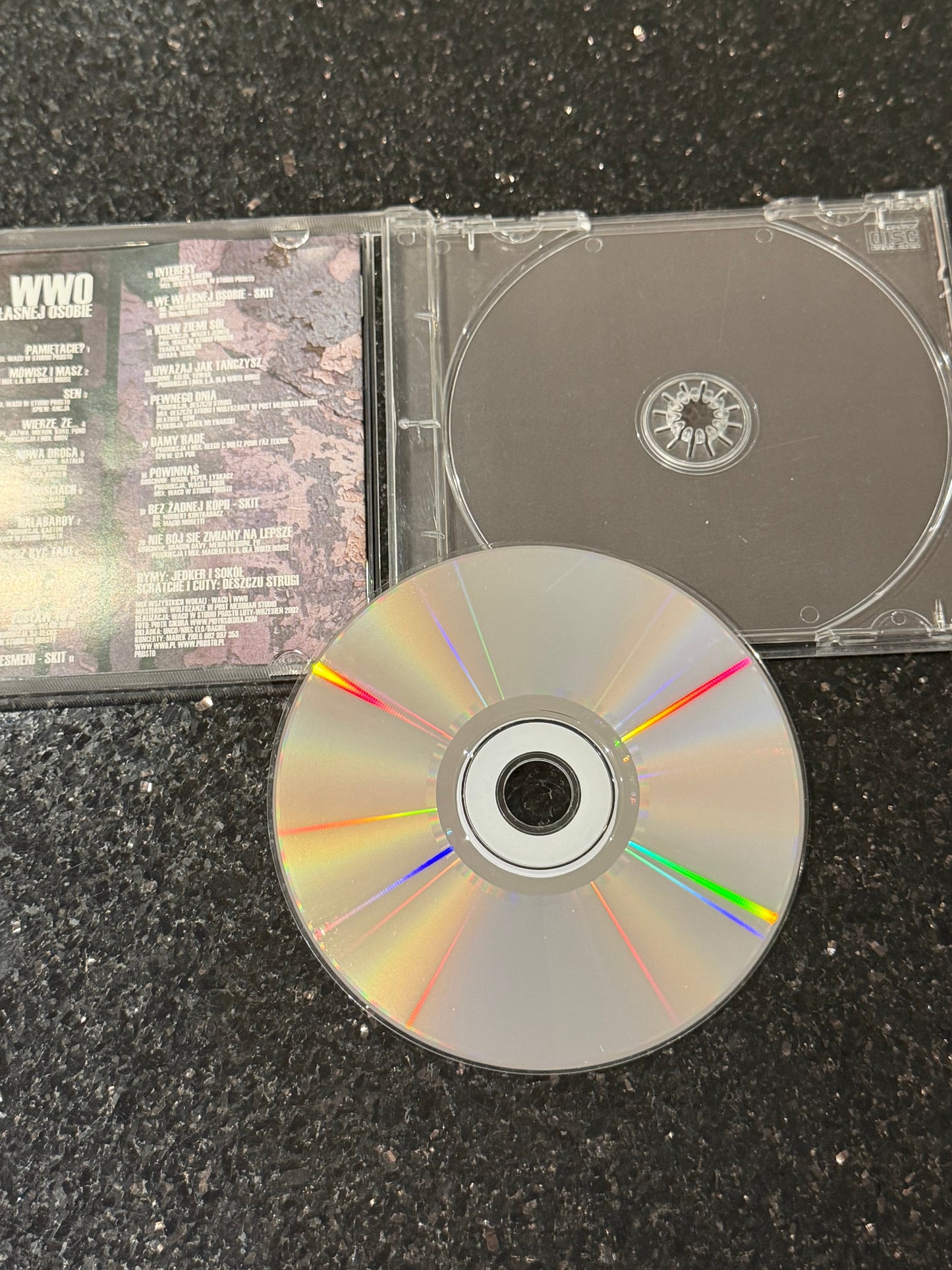 🇵🇱Polish Hip Hop CD - WWO - We Wlasnej Osobie Reedycja 2005 Unikat PROSTO