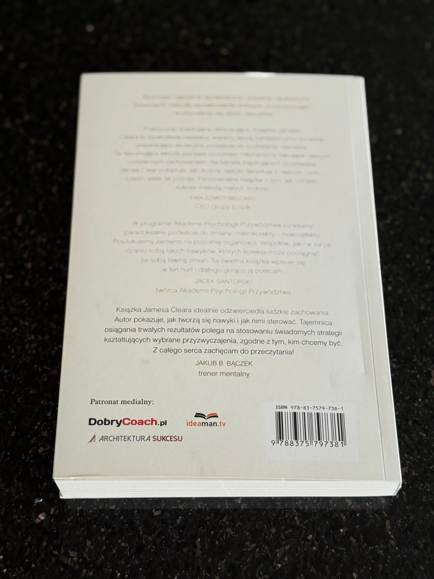 Polish 🇵🇱 Book - James Clear - Atomowe Nawyki