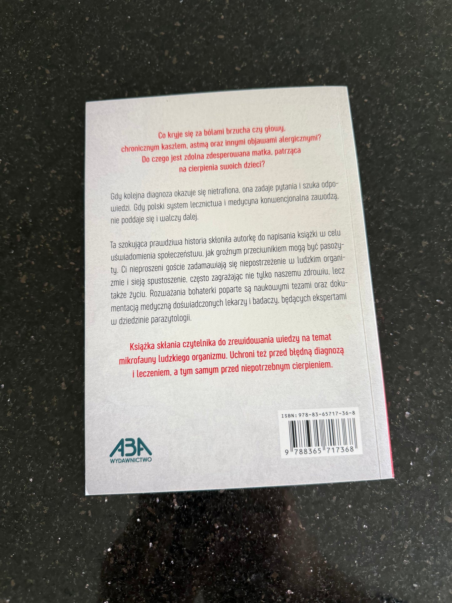 🇵🇱Polish Book - Monika Krzyzak - Pasozyty (Pasożyty) przyczyna wielu chorób