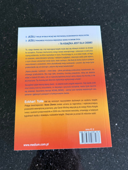 🇵🇱Polish Book - Eckhart Tolle - Nowa Ziemia