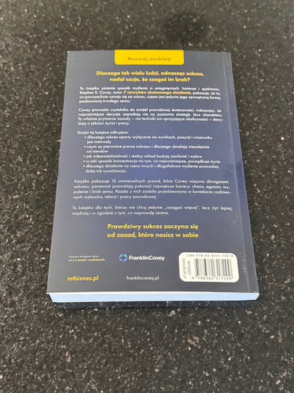 🇵🇱Polish Book - Stephen R.Covey - 12 Nieoczywistych Praw Sukcesu
