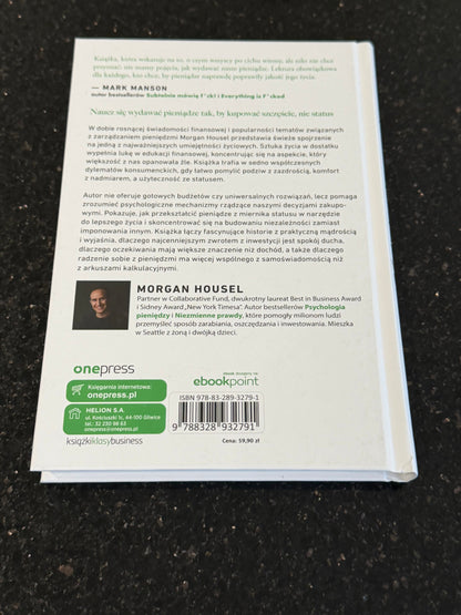 🇵🇱Polish Book - Morgan Housel - Sztuka Wydawania Pieniędzy