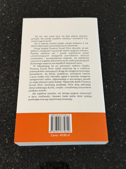 🇵🇱Polish Book - Florence Scovel Shinn - Gra Zycia (Życia) i jak w nia grac (grać)