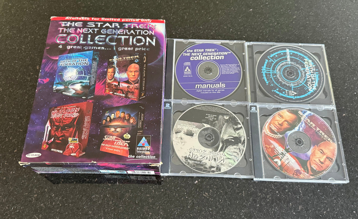 Star Trek: The Next Generation Collection for PC CD-ROM (4 Games) - Limited Edition Ultra Rare