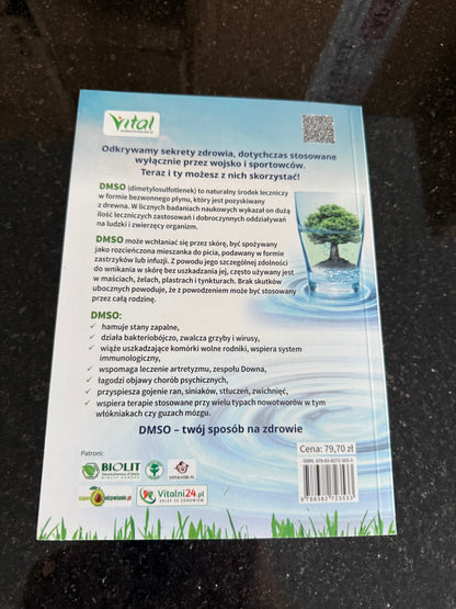 🇵🇱Polish Book - A. P. Hartmut Fischer - DMSO naturalny srodek przeciwzapalny i przeciwbólowy