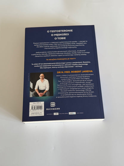 🇵🇱Polish Book - Dr N. Med. Robert Jarema - Supermoc Testosteron. Twoja Siła, Zdrowie i Pewność Siebie