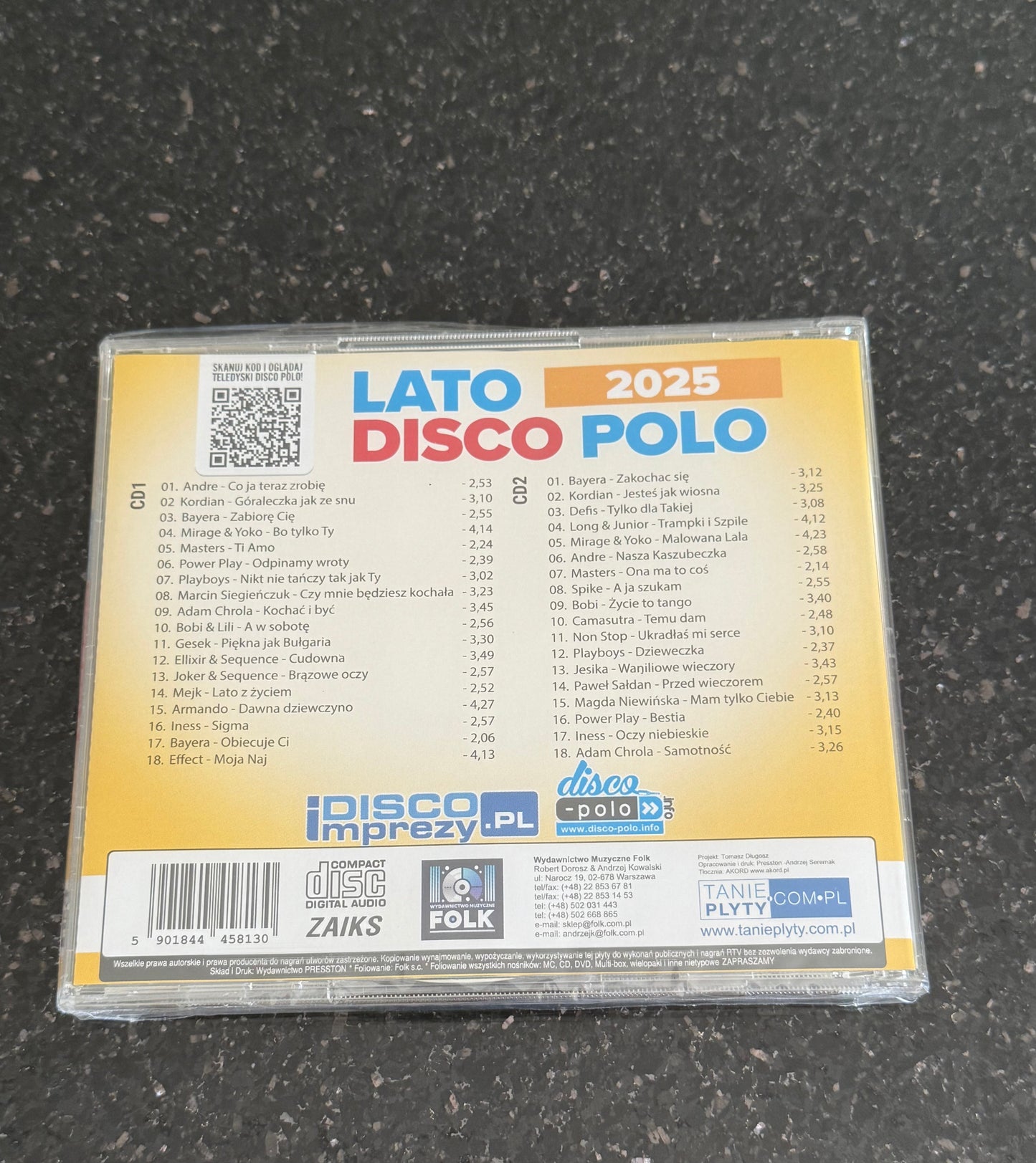 Polish 🇵🇱 CD -  DISCO POLO Hity 2025 (2 CD) - Polish CD Disco Polo - Polski